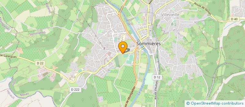 localisation de l'entreprise FAUSTI à SOMMIERES