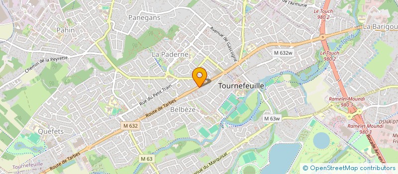 localisation de l'entreprise FAUSTINE  TOURNEFEUILLE
