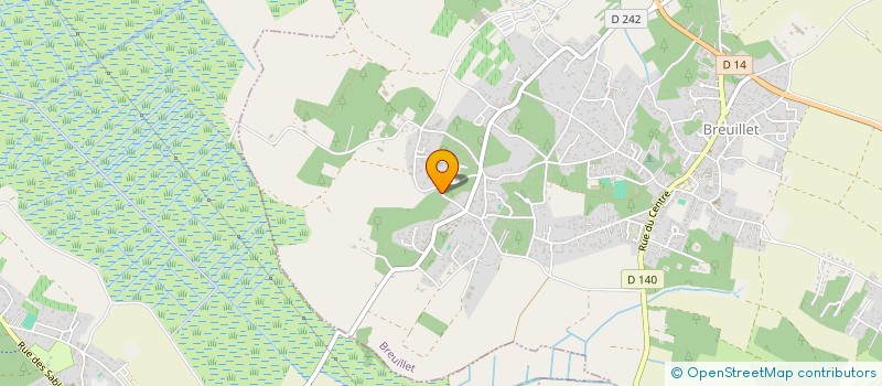 localisation de l'entreprise FAUSTINE  BREUILLET