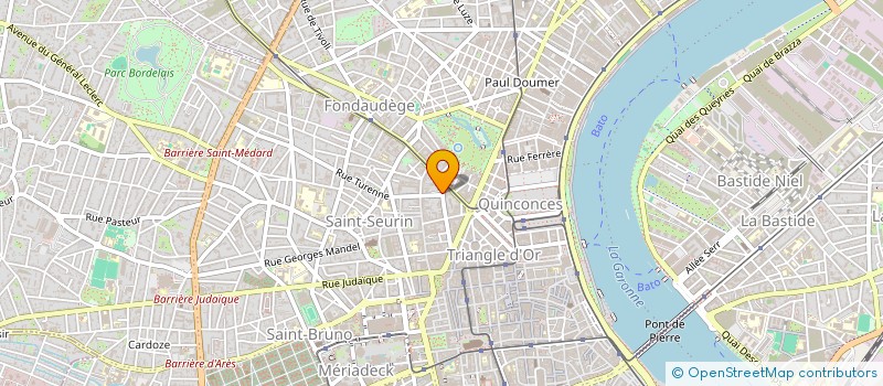 localisation de l'entreprise FAUSTINE'S à BORDEAUX