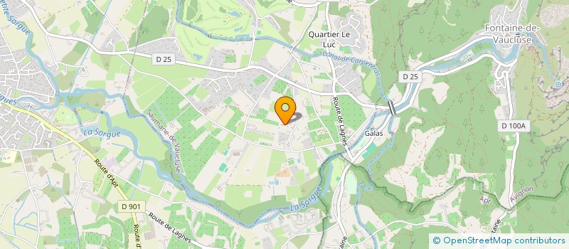 localisation de l'entreprise FAUTEA  SAUMANE-DE-VAUCLUSE