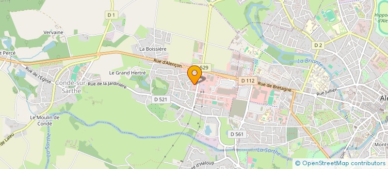 localisation de l'entreprise FAUTEUILS BERNARD à CONDE-SUR-SARTHE