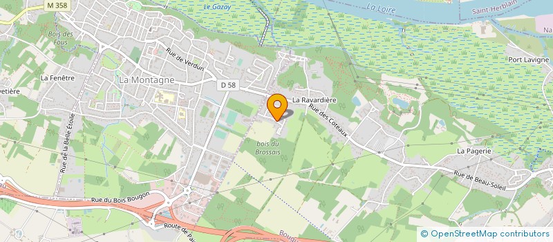 localisation de l'entreprise FAUTIMMO  BOUGUENAIS