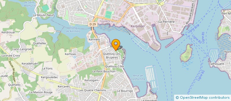 localisation de l'entreprise FAUVE ADVANCED SAIL TECHNOLOGIES AND INNOVATIONS à LARMOR-PLAGE