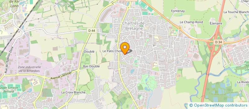 localisation de l'entreprise FAUVEL FINANCE à CHARTRES-DE-BRETAGNE