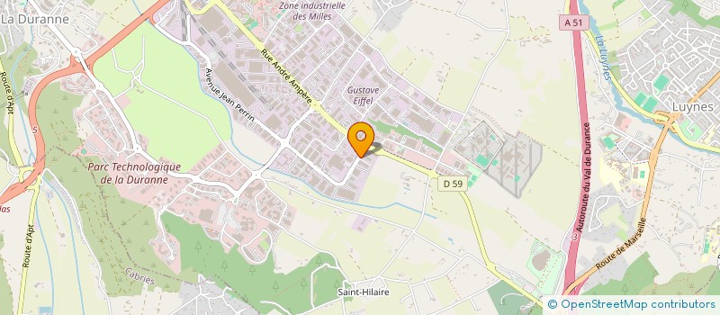 localisation de l'entreprise FAUVERT à AIX-EN-PROVENCE