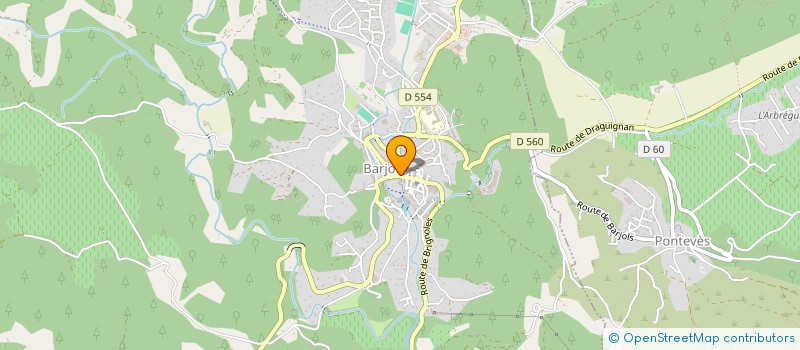 localisation de l'entreprise FAUVERY  BARJOLS