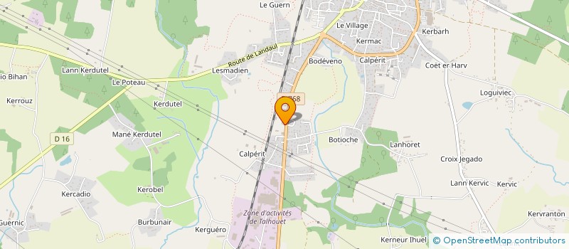 localisation de l'entreprise FAUVES  PLUVIGNER