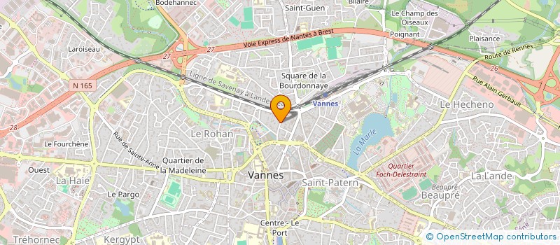 localisation de l'entreprise FAUVETTE IMMO à VANNES