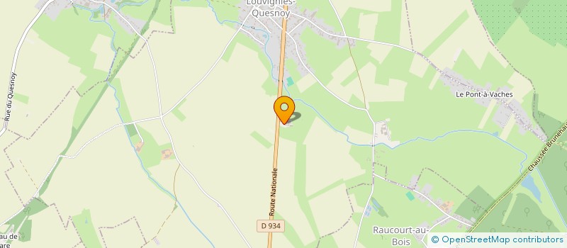 localisation de l'entreprise FAUVILLE à LOUVIGNIES-QUESNOY