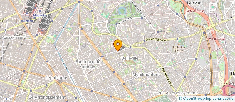 localisation de l'entreprise FAUX DEPARTS  PARIS