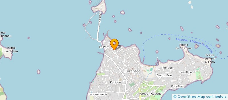 localisation de l'entreprise FAV  CARANTEC