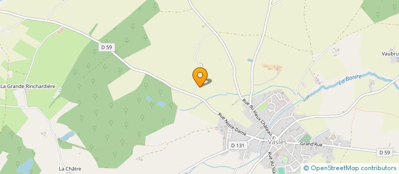 localisation de l'entreprise FAV  VASLES