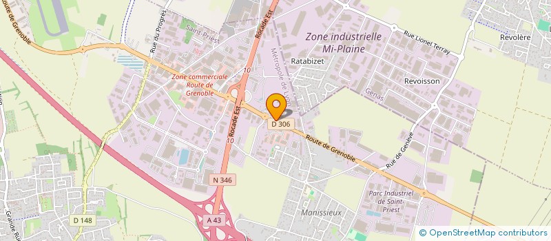 localisation de l'entreprise FAV  SAINT-PRIEST