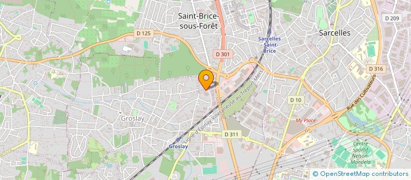 localisation de l'entreprise FAV EXPERTISE COMPTABLE  GROSLAY