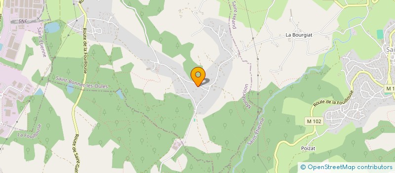 localisation de l'entreprise FAV FROID ET CLIM  SAINT-BONNET-LES-OULES