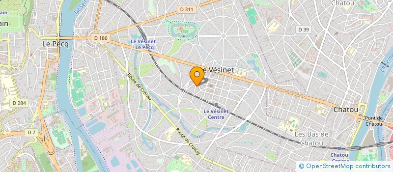 localisation de l'entreprise FAV SCI  LE VESINET