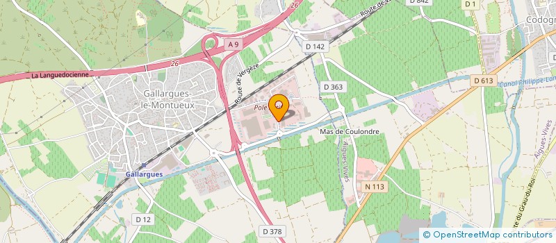 localisation de l'entreprise FAVA CONSEIL  GALLARGUES-LE-MONTUEUX