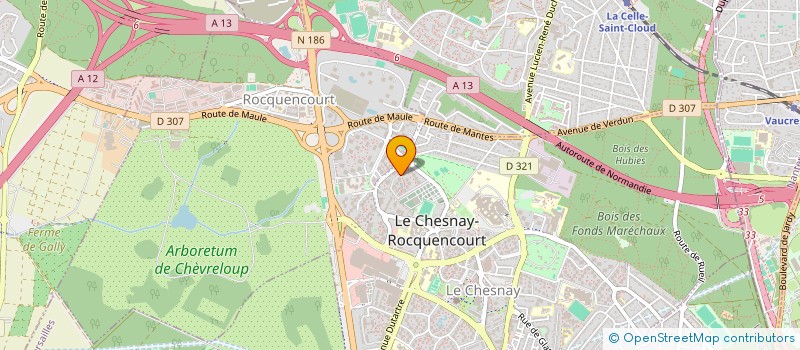 localisation de l'entreprise FAVA ENTREPRISES à LE CHESNAY-ROCQUENCOURT