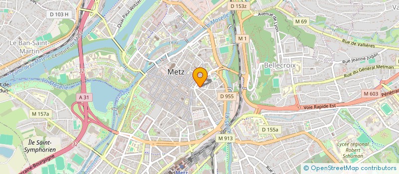 localisation de l'entreprise FAVADE PROJECTIONS à METZ