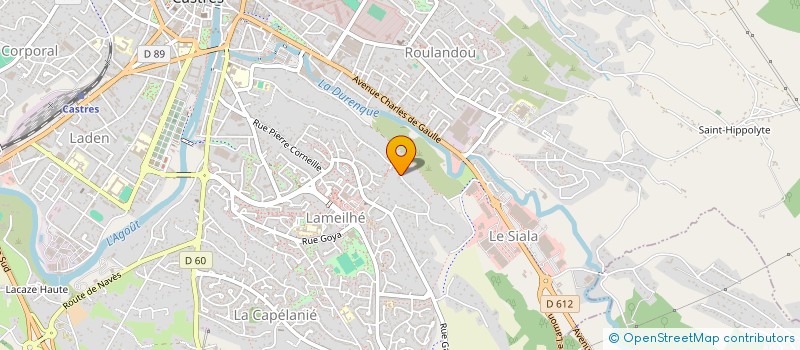 localisation de l'entreprise FAVALA  CASTRES