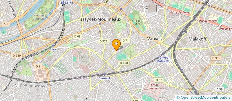 localisation de l'entreprise FAVALFI à ISSY-LES-MOULINEAUX