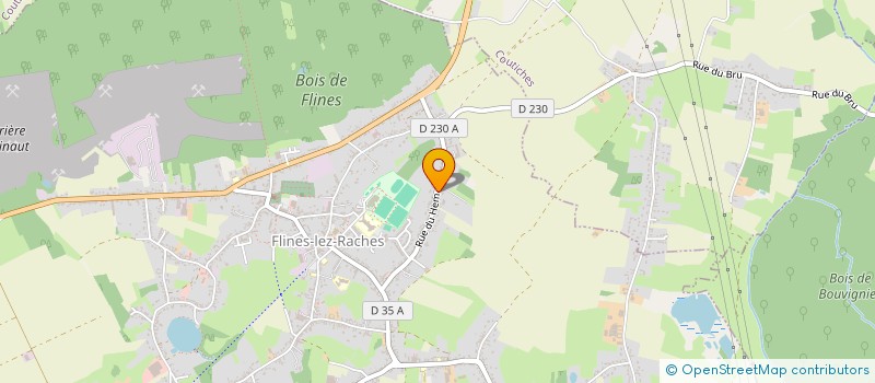 localisation de l'entreprise FAVALG  BOUSBECQUE