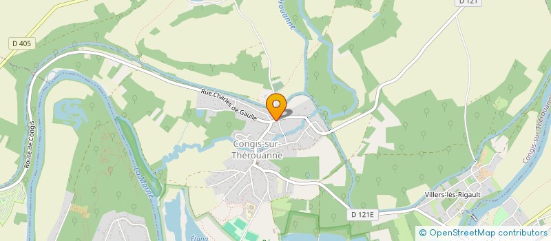 localisation de l'entreprise FAVALUC  CONGIS-SUR-THEROUANNE