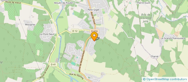 localisation de l'entreprise FAVANO à VŒUIL-ET-GIGET