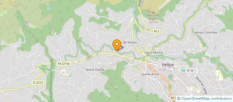 localisation de l'entreprise FAVARD AND CO à VENCE