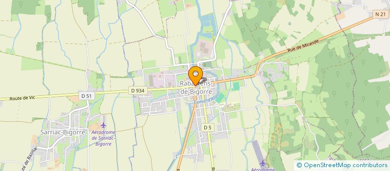 localisation de l'entreprise FAVAREL  RABASTENS-DE-BIGORRE