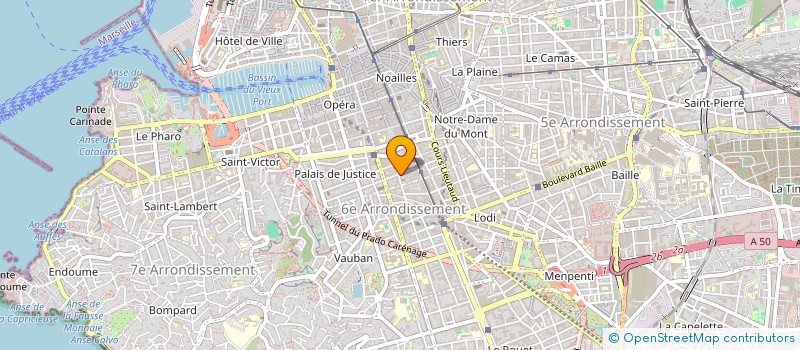 localisation de l'entreprise FAVAREL & ASSOCIES  MARSEILLE 6EME