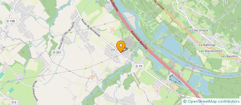 localisation de l'entreprise FAVARIO  ARENTHON