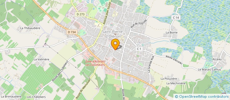 localisation de l'entreprise FAVARO  SAINT-PIERRE-D'OLERON