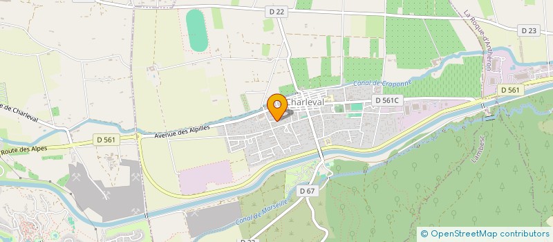 localisation de l'entreprise FAVARO EURL  CHARLEVAL