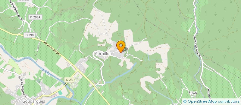 localisation de l'entreprise FAVARO-FRISON  CORNILLON