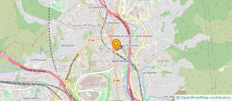 localisation de l'entreprise FAVART à MARSEILLE