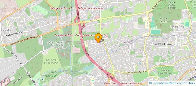 localisation de l'entreprise FAVAS IMMO  PESSAC