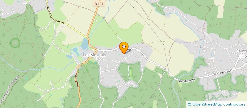 localisation de l'entreprise FAVAS INVEST  LES MESNULS