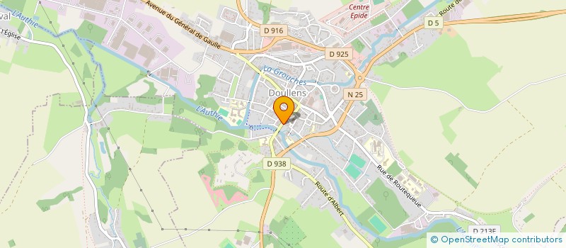 localisation de l'entreprise FAVAYL  DOULLENS