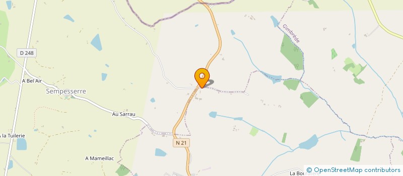 localisation de l'entreprise FAVE  SAINTE-MERE