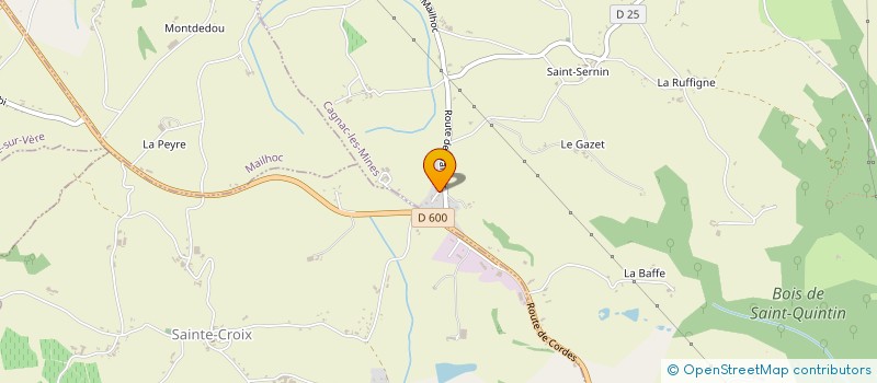 localisation de l'entreprise FAVE AGENCY  CAGNAC-LES-MINES