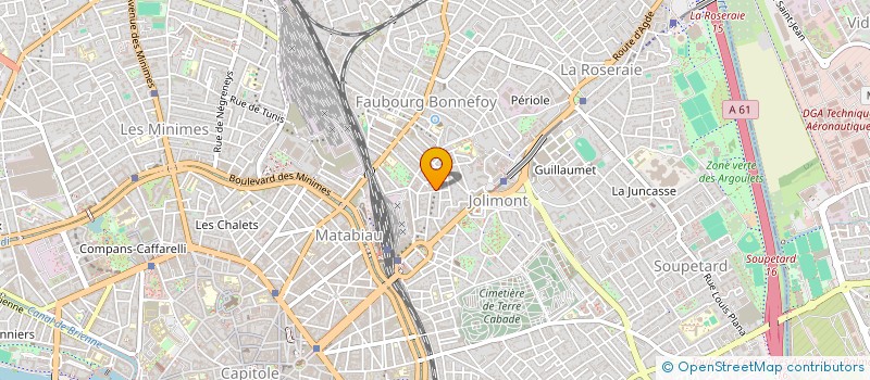 localisation de l'entreprise FAVE ARCHITECTURES à TOULOUSE