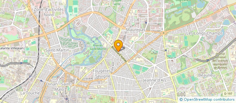 localisation de l'entreprise FAVE CHARLOTTE ET VOYER ANTOINE  RENNES