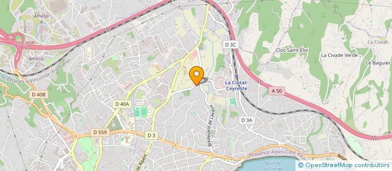 localisation de l'entreprise FAVEC ENERGIES à LA CIOTAT