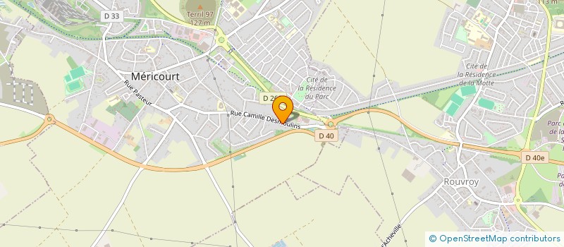 localisation de l'entreprise FAVEGECO  MERICOURT