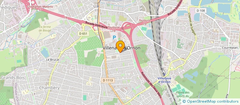 localisation de l'entreprise FAVEREAU BUREAU D'ETUDES ET EXECUTION à VILLENAVE D'ORNON