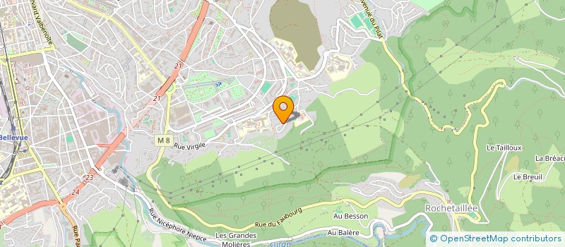 localisation de l'entreprise FAVERO  SAINT-ETIENNE