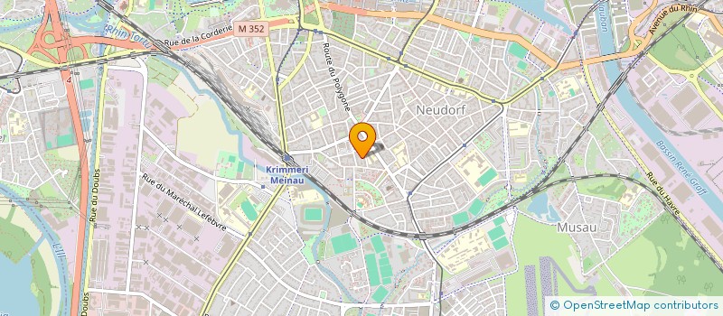 localisation de l'entreprise FAVEUR à STRASBOURG
