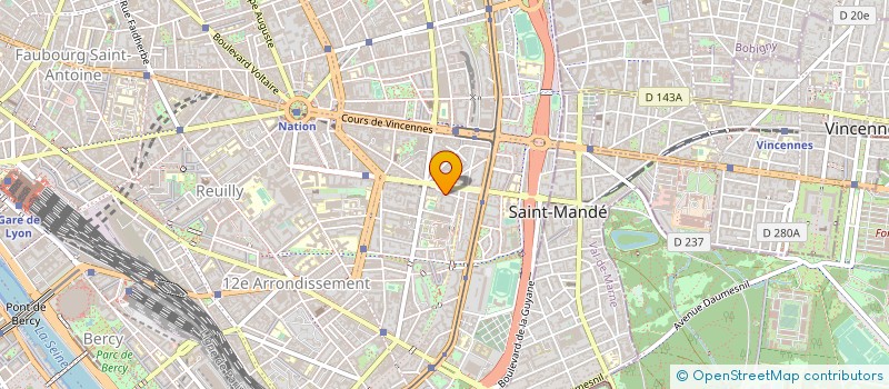 localisation de l'entreprise FAVEUR à PARIS